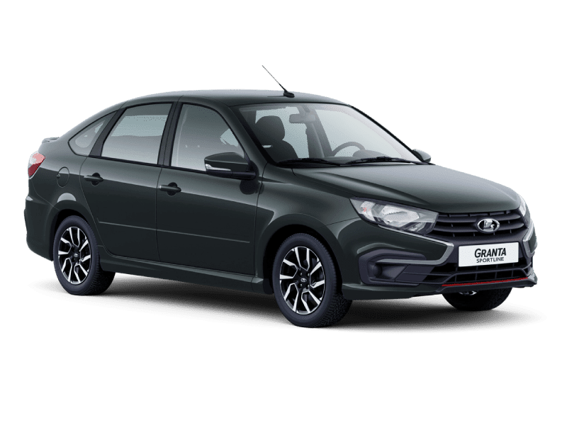 Купить Lada Granta Sportline Лифтбек в Волгограде - СЕРЕБРИСТО-ТЕМНО-СЕРЫЙ "БОРНЕО" (633) - МЕТАЛЛИК